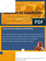 Unidades de Albañilería - Final