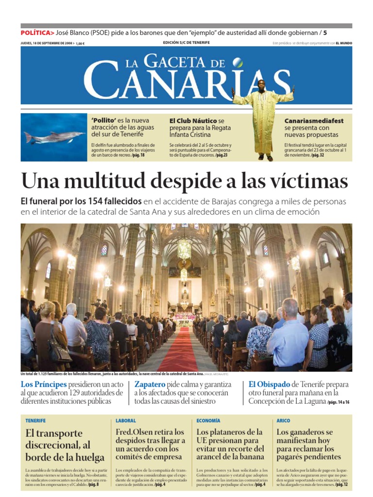 LAGACETA18SETF | PDF | Canarias Europea