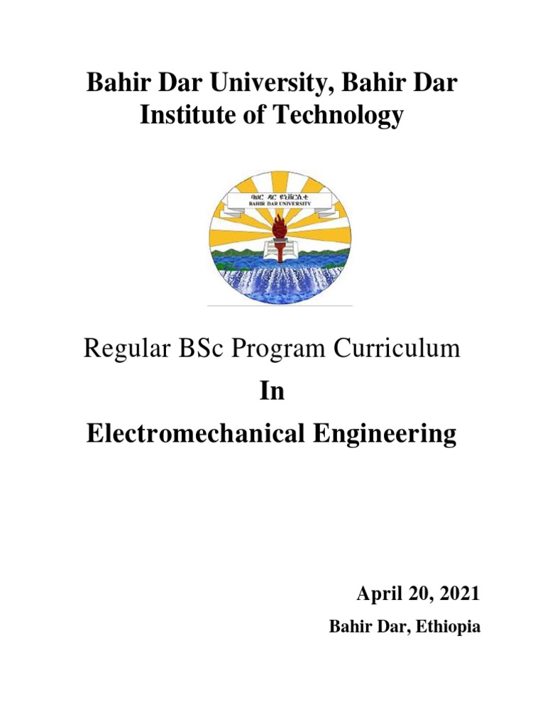 Electromechanical 2024 engineering universities