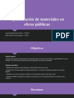Optimización de Materiales en Obras Públicas-Presentacion