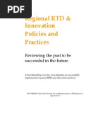NOVAREGIO Handbook. Regional RTD &amp; Innovation Policies and Practices