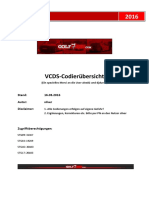 VCDS - Codierübersicht Çıktı Al PDF