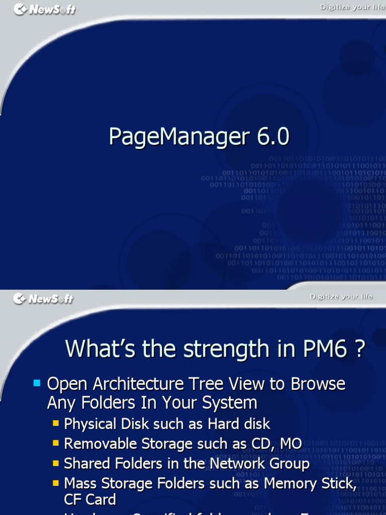PageManager 6.0 Features Overview | PDF | Microsoft Excel | Optical ...
