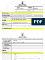 Detailed Lesson Plan - Math VI