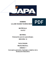 Tarea1Evaluac. de Los Aprendizajes Ad