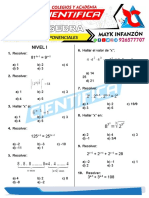 Ecuaciones Exponenciales I - Cientifica