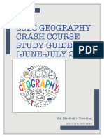 Ms. Merrick's CSEC Geography Crash Course Booklet-1