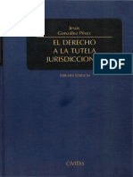 El Derecho A La Tutela Jurisdiccional. Jesus Gonzales