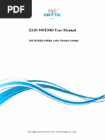 E220-900T30D User Manual: 868/915Mhz 30Dbm Lora Wireless Module