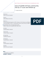 Differential Diagnosis of COVID-19 From Community