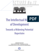 The Intellectual History of Development- Towards a Widening Potential Repertoire
