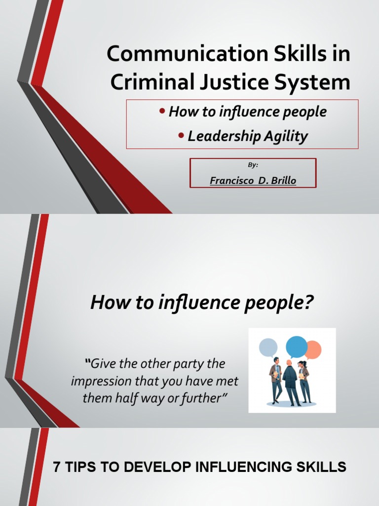 Enhancing Communication in Criminal Justice | PDF