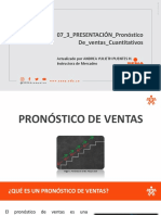 Pronóstico de ventas cuantitativos