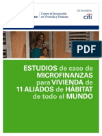 Cisf Estudios de Casos de Microfinanzas de Vivienda