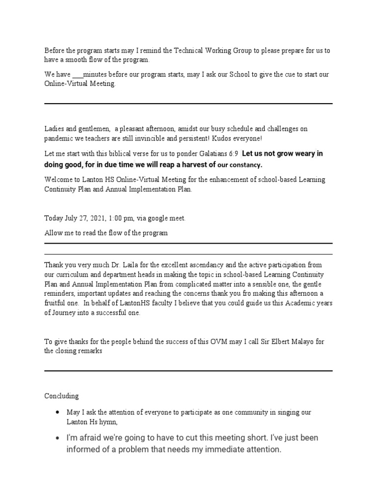 EMCEE SCRIPT Meeting PDF