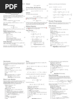 Reinforcement Learning Cheat Sheet: Agent-Environment Interface Action-Value (Q) Function