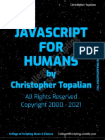 JavaScript For Humans by Christopher Topalian