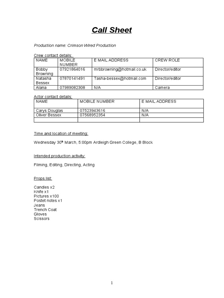 callsheet-template-pdf