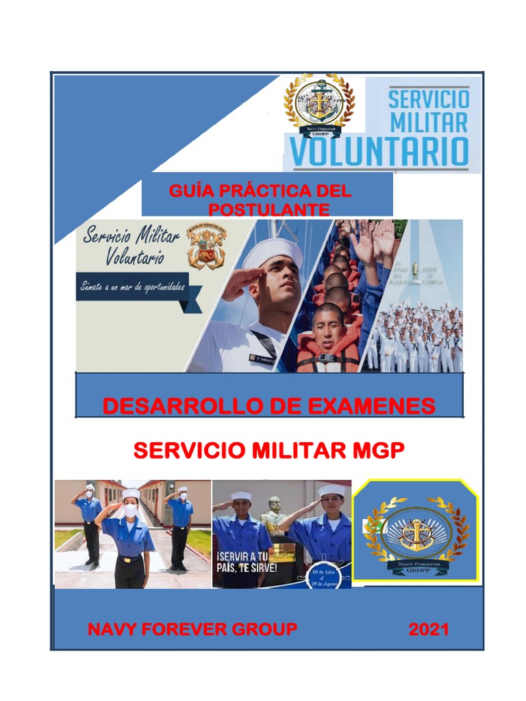 Guia Del Postulante Marzo 2021 | PDF | Servicio militar | Militar, image size:768x1024