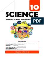 Science: Modified Strategic Intervention Materials