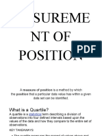Mesureme NT of Position