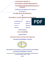 A Simplified Power Conditioner Based On Half-Bridge Converter For High Speed Railway System