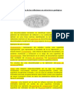 Reflexiones geológicas y discontinuidades