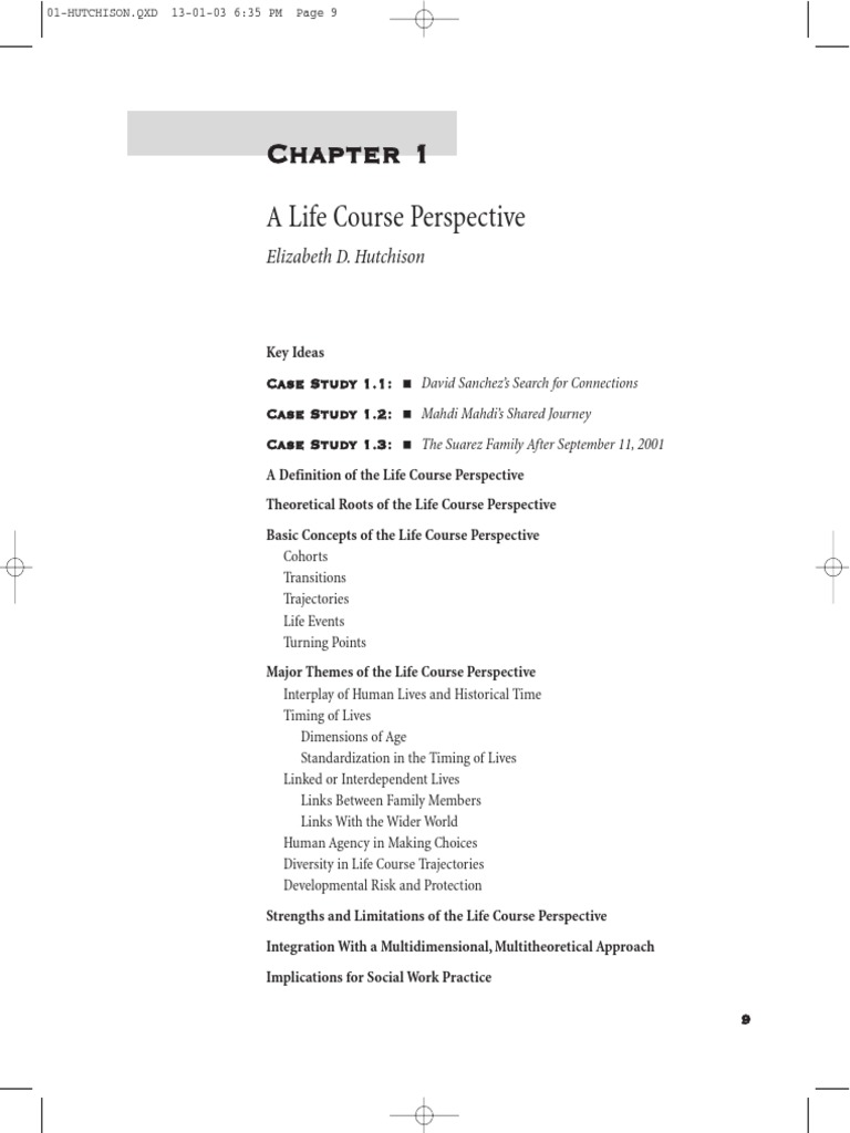 Life Course Perspective in Social Work | PDF | Iraq | Gulf War