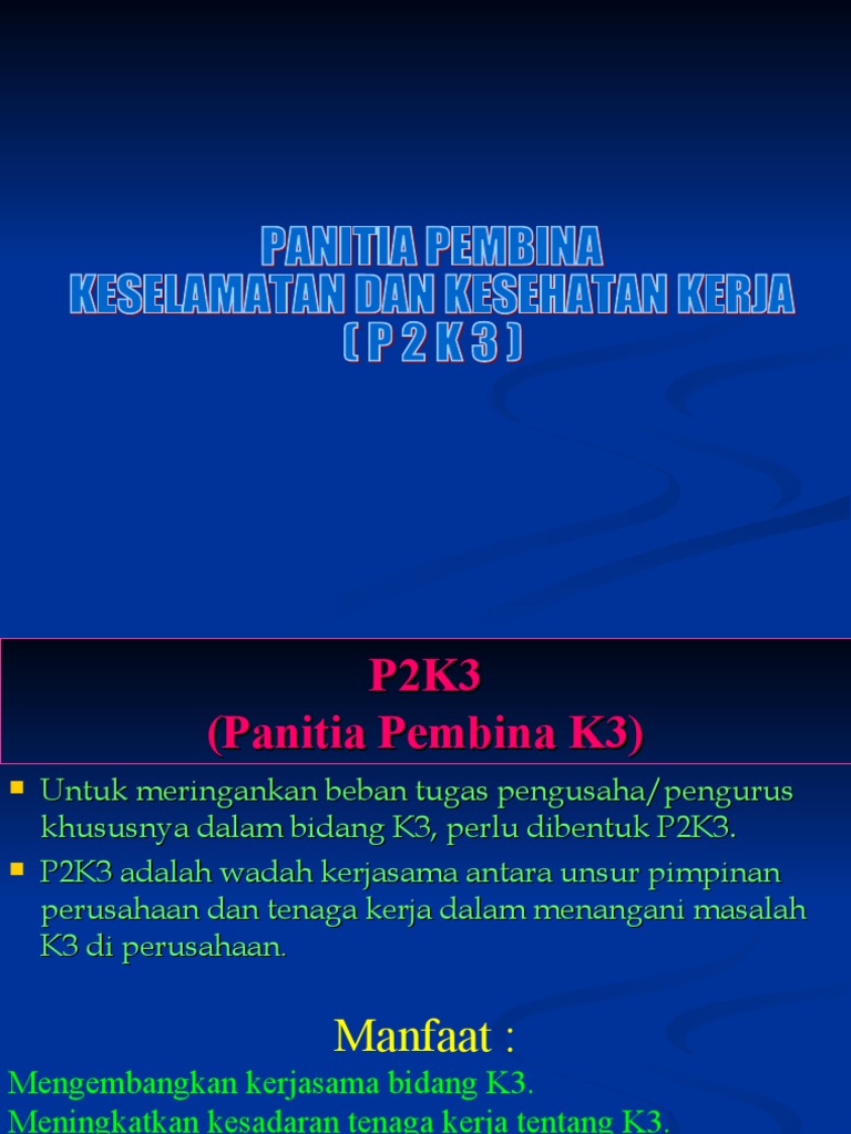 Rapat Bulanan P2K3 untuk Kesehatan Kerja | PDF | Komputer | Teknologi ...