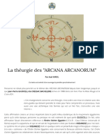 Les Origines Theurgie Arcana Arcanorum Axel Karol (1)