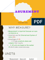 Science Lesson - Measurements