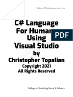 C# Language For Humans Using Visual Studio