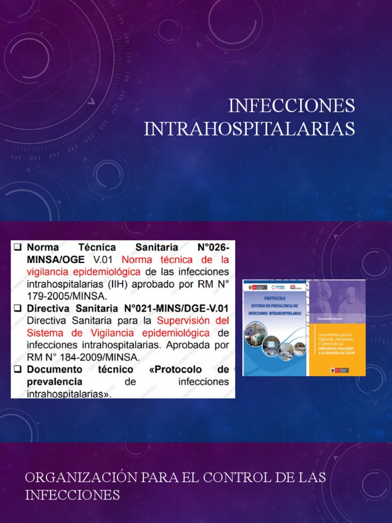 Control de Infecciones Intrahospitalarias | PDF