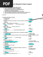 Soal Olimpiade Siswa Bahasa Inggris Smp/Mts/2017: Waktu: 80 Menit ...