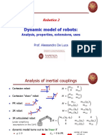 Dynamic Model of Robots:: Robotics 2