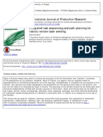 Integrated Task Sequencing and Path Planning For Robotic Remote Laser Welding