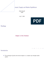 Lecture-2: Demand, Supply and Market Equilibrium: Abdul Quadir Xlri