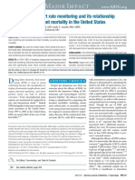 Monitoring and its relationship to neonatal and infant mortality