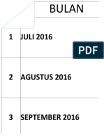 Data Siswa Per Bulan 2016-2017