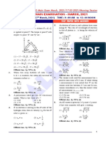 Allen: Final Jee-Main Examination - March, 2021