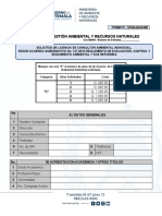 Dirección de Gestión Ambiental Y Recursos Naturales: Formato Dvga-Ga-R-046