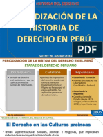 H. Del Derecho - Semana 2° 2 Periodización de La Historia Del Derecho en El Perú