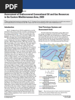 Assessment of Undiscovered Conventional Oil and Gas Resources in The Eastern Mediterranean Area, 2020