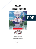 Killua Workout PDF
