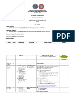 Junior High School Division Grade Level Instructional Plan PE 10 First Trimester