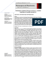 Performance of Wheat (Triticum Aestivum L.) Varieties Regarding Seed Quality Parameters