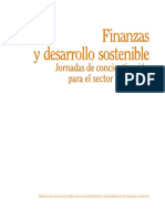 Finanzas y Desarrollo Sostenible. Jornadas de Concientización Para El Sector Financiero