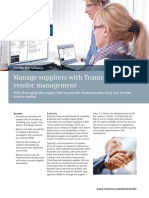 Manage Suppliers With Teamcenter Vendor Management