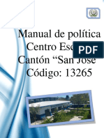 Manual de Politica-Centro Escolar Canton San Jose-13265