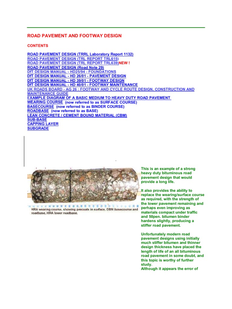 Heavy Duty Asphalt Pavement Details | PDF | Road Surface | Road